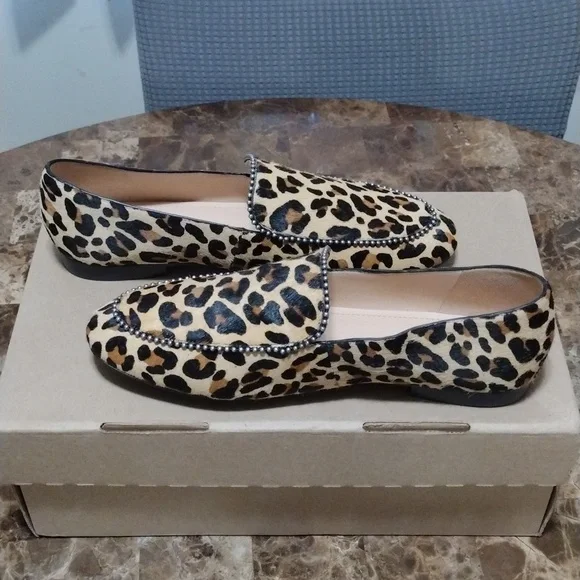 Coach Harper Calf Hair Studded Loafers - Picture 8 of 10